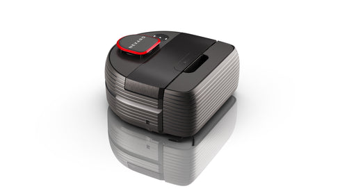 The Nexaro NR 1700 (Type K) is a sleek, modern robot vacuum cleaner from Nexaro featuring AI technology, a black and silver design, and advanced laser navigation for efficient cleaning on reflective surfaces.